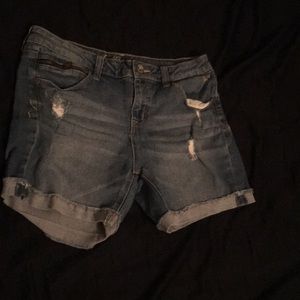 Justice jeans shorts